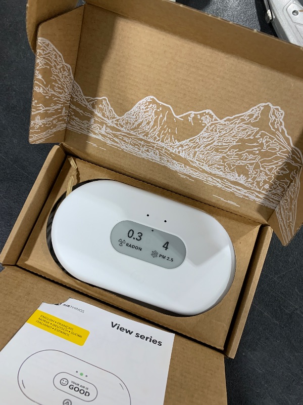 Photo 1 of Airthings 2960 View Plus - Battery Powered Radon & Air Quality Monitor (PM, CO2, VOC, Humidity, Temp, Pressure)