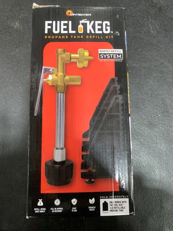 Photo 1 of Mr. Heater Propane Refill Kit for Fuel Keg 1 lb. / 16 oz. Refillable Propane Tank