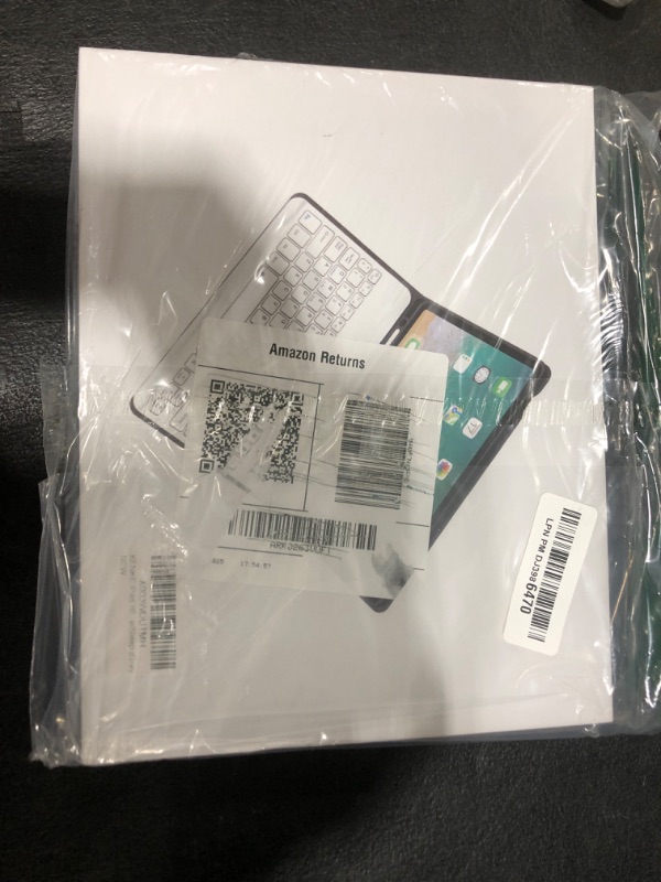 Photo 1 of kenke for iPad 10th Generation Case with Keyboard 10.9 inch 2022, Detachable Wireless Bluetooth iPad Keyboard Case Thin & Light with Built-in Left Side Pencil Holder, White Square Keycaps (Gray