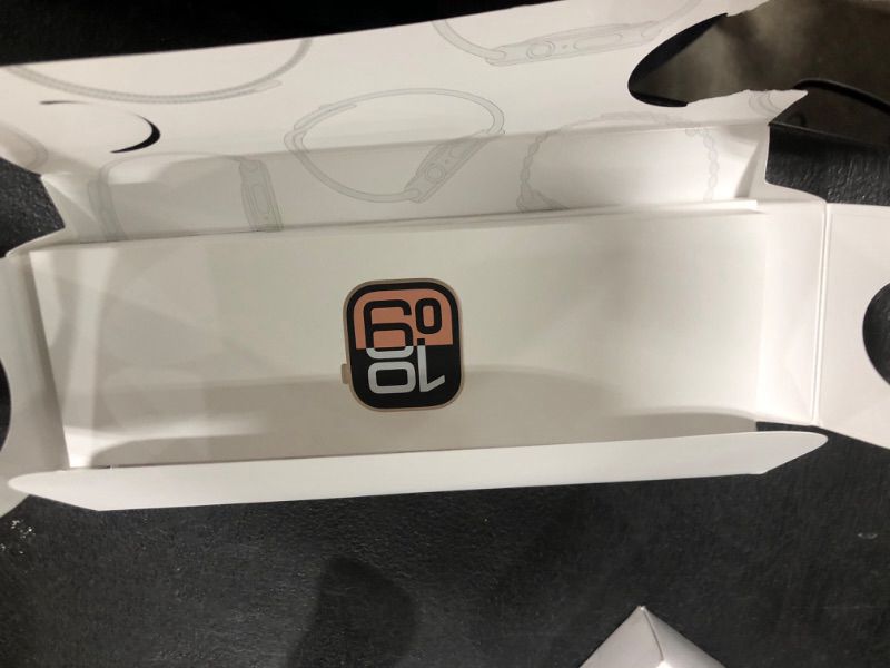 Photo 1 of Apple Watch Series 10 [GPS 42mm case] Smartwatch with Rose Gold Aluminium Case with Light Blush Sport Band - S/M. Fitness Tracker, ECG App, Always-On Retina Display, Water Resistant