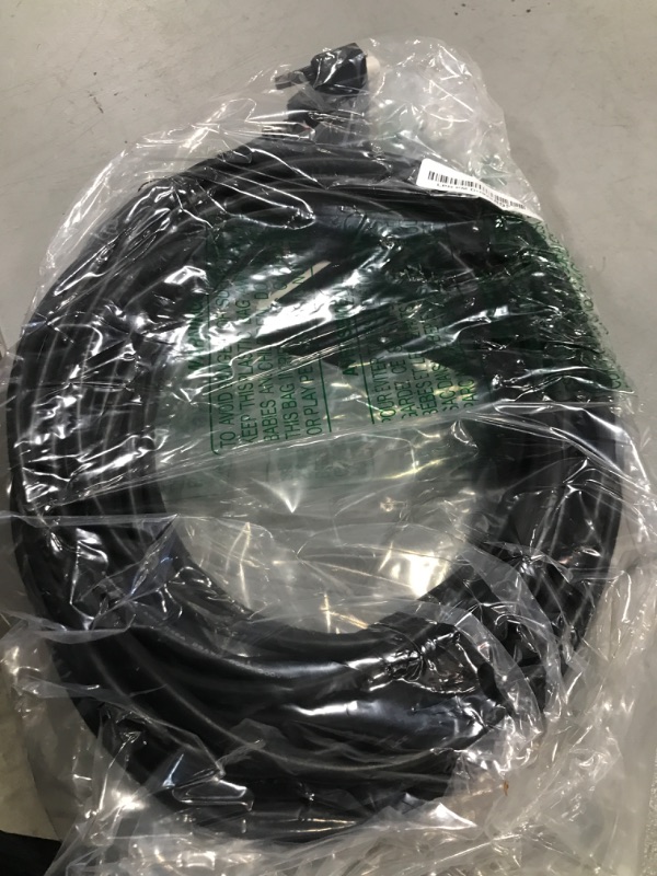 Photo 1 of XANHAM DB37 37 Pin 49 Feet(15 Meter) Two Row Straight Through Serial Cable, Double Shielded(Metal Braiding&AL-foil), Male to Male, Black, SC930S11MM