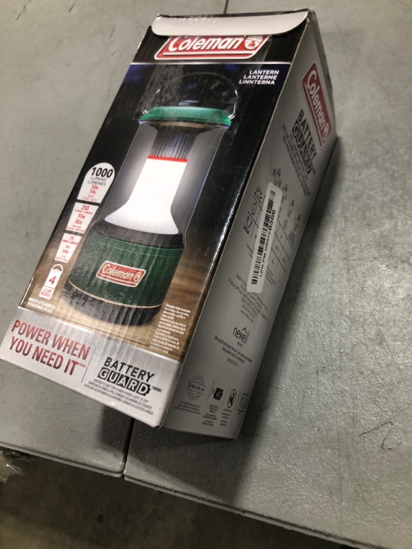 Photo 1 of Coleman 1000L LED Lantern with Enhanced Battery Protection, Water-Resistant, Batteries Last up to 25% Longer than Other Lanterns
