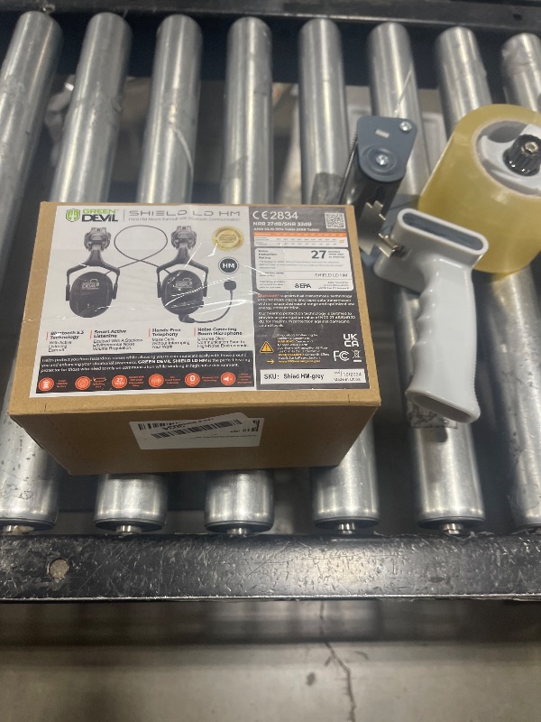 Photo 1 of GREEN DEVIL Bluetooth Hearing Protection Ear Muffs For Safety Helmet Hard Hat Mounted Attachment