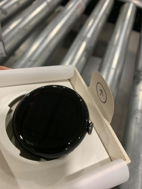 Photo 1 of Google Pixel Watch 3 (45mm) Latest Model - Android Smartwatch, Heart Rate Tracking, Fitbit Advanced Running, Fitness Insights, 24-Hour Battery - Matte Black Aluminum Case - Obsidian Band - LTE