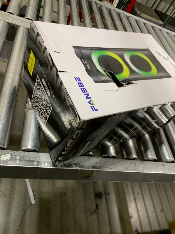 Photo 1 of Fansbe Direct Karaoke Machine Bluetooth 2 Microphones, Karaoke Machine Adults Big Party, Karaoke Machine Bluetooth Sound Effects Lights EQ ECHO USB TF AUX MIC TWS Remote Control Outdoor/Indoor, Black