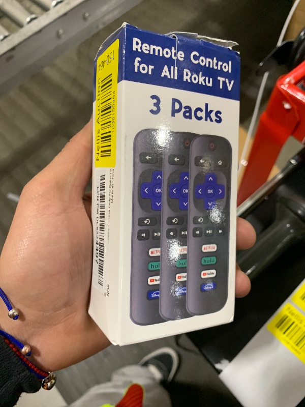 Photo 1 of 3 Pack Replacement Remote Control Only for Roku TV, Compatible for TCL Roku/Hisense Roku/Sharp/Philips/Onn Roku (Not for Roku Stick and Box)