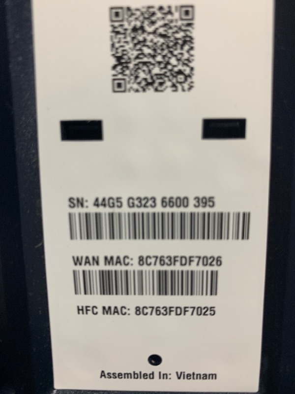 Photo 1 of ARRIS (SBG8300) - Cable Modem Router Combo - Fast DOCSIS 3.1 Gigabit & AC2350 WiFi ,Comcast Xfinity, Cox, Spectrum & more, 1 Gbps Max Internet Speeds , 4 OFDM Channels