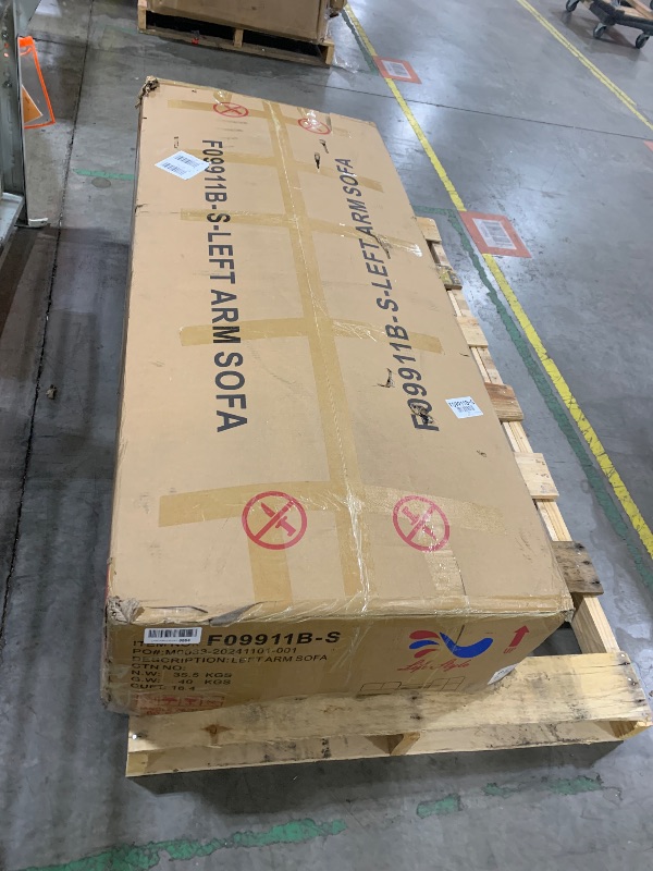 Photo 1 of ChicFurnit L Shaped Sectional Couches, Modular Sectional Sofa with Ottoman Storage