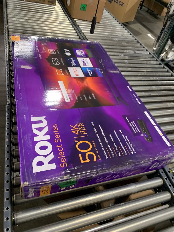 Photo 1 of Roku Smart TV – 50-Inch Select Series 4K HDR RokuTV with Roku Enhanced Voice Remote