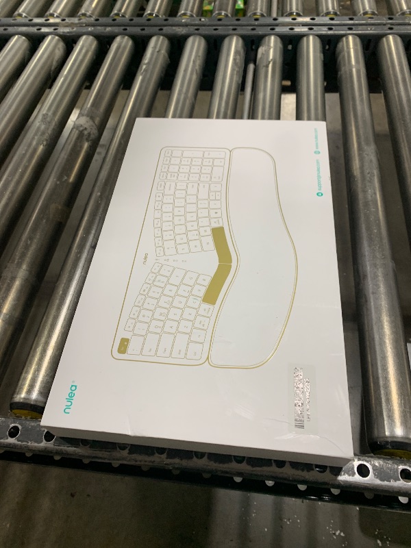 Photo 1 of Nulea RT05 Wireless Ergonomic Keyboard, Split Keyboard with Wrist Rest, USB-C Charging, 7-Color Backlight
