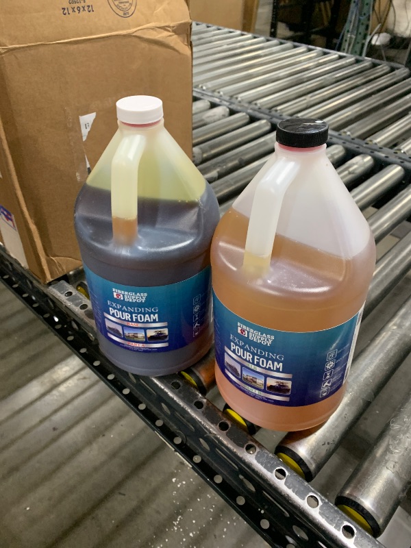 Photo 1 of 4 Lb. Density Expanding Pour Foam, 2 Part Polyurethane Closed Cell Liquid Foam