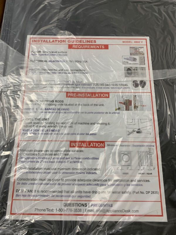 Photo 1 of Equator All-in-One Washer Dryer VENTED-DRY 30% FASTER than Condense 15lb 110V in Black