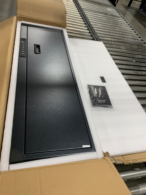 Photo 1 of Biometric  Safe for Rifle, Shotguns, Pistols, Compact Long Gun Safe, Quick Access Fingerprint Gun Safe Firearm Case