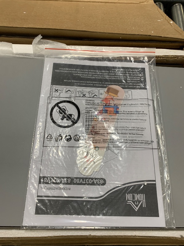 Photo 1 of HOMCOM 41" Kitchen Pantry Storage Cabinet, Freestanding Kitchen Cabinet with 12 Door Shelves, Double Doors,