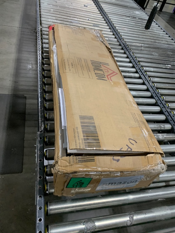 Photo 1 of HOMCOM 41" Kitchen Pantry Storage Cabinet, Freestanding Kitchen Cabinet with 12 Door Shelves, Double Doors,