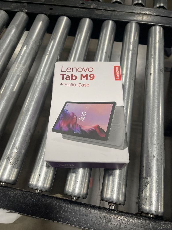 Photo 5 of Lenovo Tab M9-2023 - Tablet - Long Battery Life - 9" HD - Front 2MP & Rear 8MP Camera - 3GB Memory - 32GB Storage - Android 12 or Later - Folio Case Included,Gray