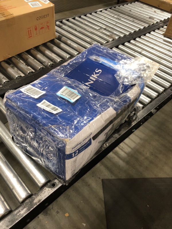 Photo 1 of Daniks Classic 12-Piece Stainless Steel Induction Cookware Set – Dishwasher Safe Saucepan, Frying Pan, and Pots with Lids, Measuring Scale, Silver