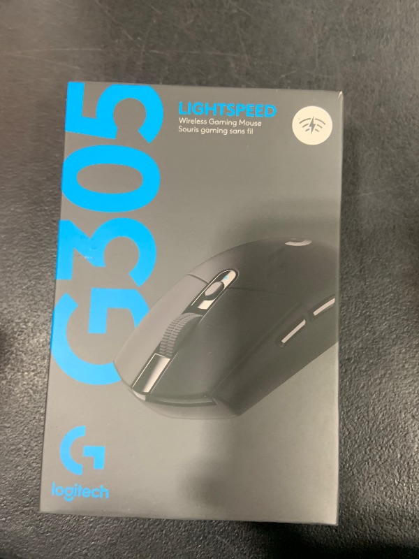 Photo 2 of Logitech G305 LIGHTSPEED Wireless Gaming Mouse, Hero 12K Sensor, 12,000 DPI, Lightweight, 6 Programmable Buttons, 250h Battery Life, On-Board Memory, PC/Mac - Black