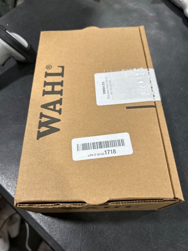 Photo 1 of Wahl USA Stainless Steel Lithium Ion 2.0+ Beard Trimmer for Men - Electric Shaver & Nose Ear Trimmer - Rechargeable All in One Men's Grooming Kit - Model 9864SS