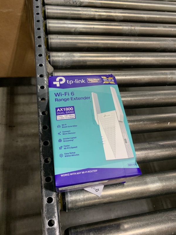 Photo 1 of TP-Link AX1800 WiFi 6 Range Extender with Ethernet Port | Internet Signal Booster for Home