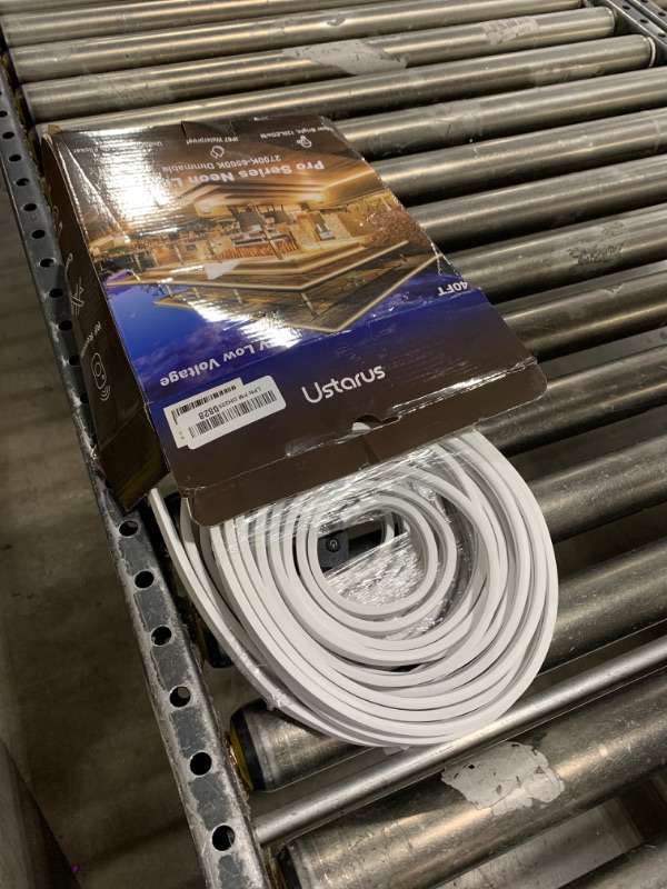 Photo 1 of Ustarus Neon LED Strip Lights White Dimmable 40ft 24V 2700K-6500K, Rope Tape Light IP67 Waterproof with Remote