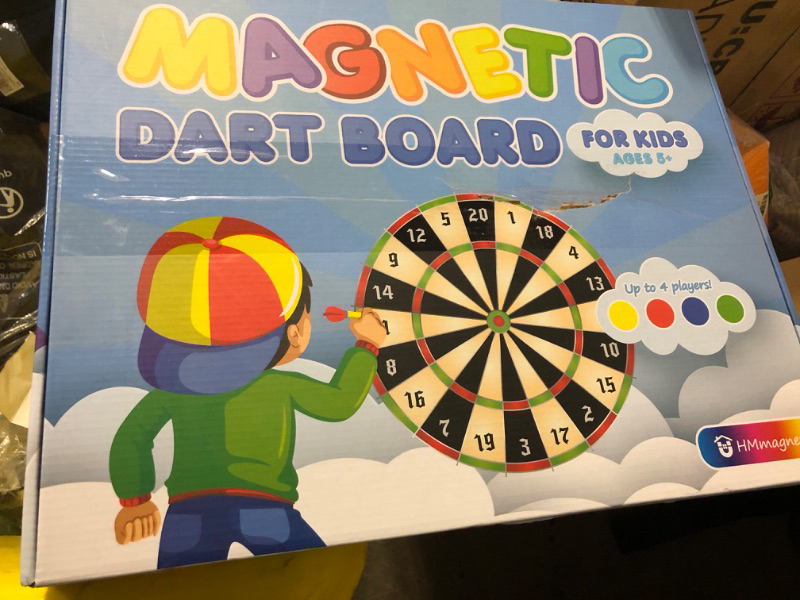Photo 1 of HMmagnets Large & Safe Magnetic Dart Board (Wooden Frame)