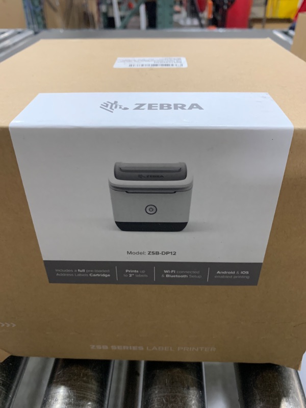Photo 1 of ZEBRA ZSB Series Thermal Label Printer - Label Printer for ZSB Label Cartridges