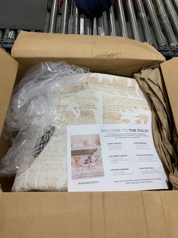 Photo 1 of Soalmost 8x10 Area Rugs for Living Room, Stain Resistant Neutral Washable Rugs