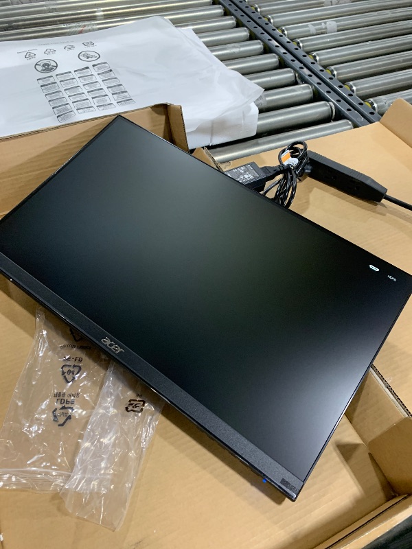 Photo 1 of Acer 21.5 Inch Full HD (1920 x 1080) IPS Ultra-Thin Zero Frame Computer Monitor (HDMI & VGA Port), SB220Q bi