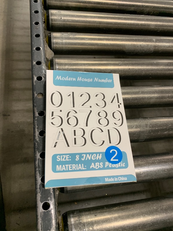 Photo 1 of IVERRA 8 Inch Large Floating House Numbers (#2)