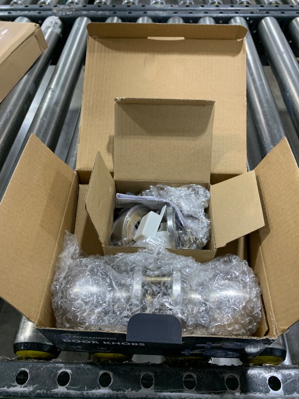 Photo 1 of  Entry Door Knob and Single Cylinder Deadbolt Combo Set, Satin Nickel