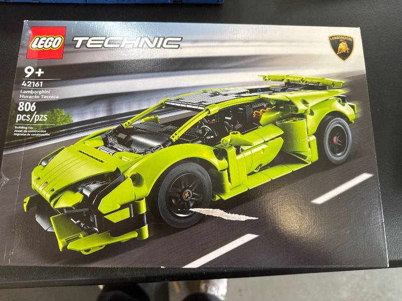 Photo 1 of LEGO Technic Lamborghini Huracán Tecnica Advanced Sports Car Building Kit for Kids Ages 9 and up Who Love Engineering and Collecting Exotic Sports Car Toys, 42161