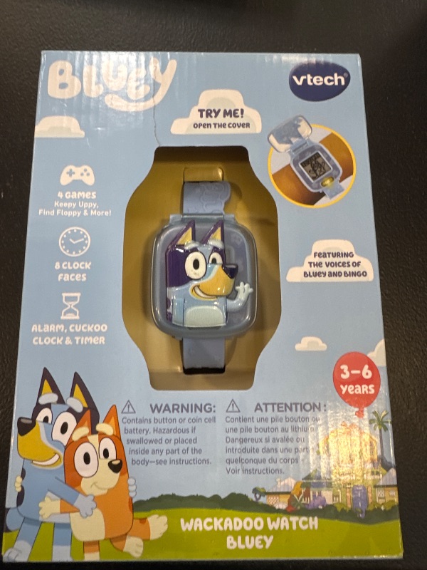 Photo 1 of VTech Bluey Wackadoo Watch, Bluey