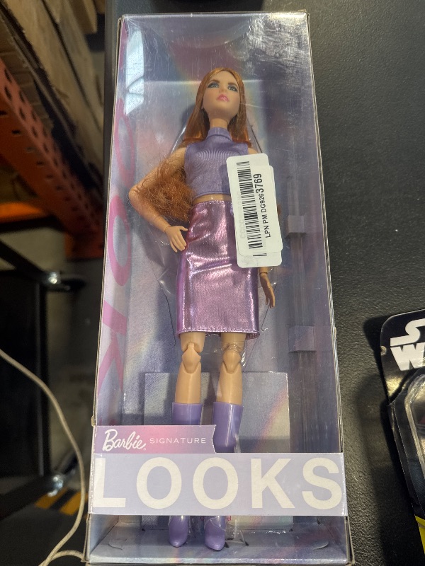 Photo 1 of Barbie Looks No. 20 Collectible Doll with Red Hair and Modern Y2K Fashion