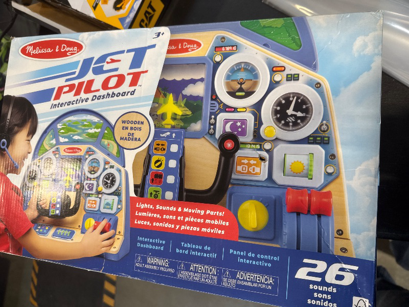 Photo 1 of 32300 Jet Pilot Interactive Dashboard Wooden Toy
