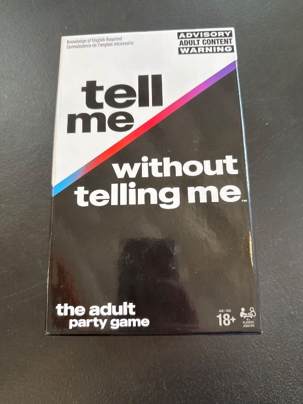 Photo 1 of Tell Me Without Telling Me - the Viral Trend, Now a Hilarious Party Game for Bachelorette, College, Birthdays, & More, for...
