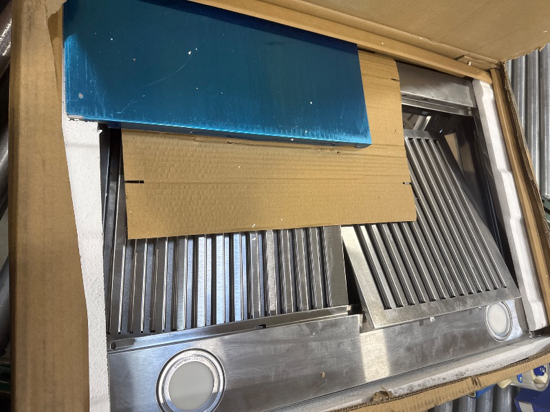 Photo 1 of FIREGAS Range Hood 30 inch, Wall Mount Kitchen Hood in Stainless Steel With Ducted/Ductless Convertible, Stove Vent Hood with Permanent Filters, 3 Speed Exhaust Fan, LED Lights, Touch Control
