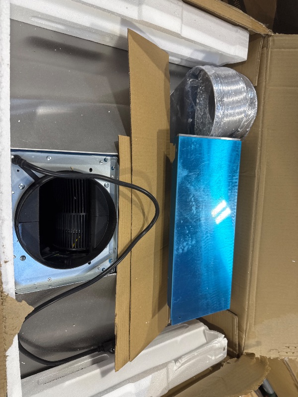 Photo 1 of FIREGAS Range Hood 30 inch, Wall Mount Kitchen Hood in Stainless Steel With Ducted/Ductless Convertible, Stove Vent Hood with Permanent Filters, 3 Speed Exhaust Fan, LED Lights, Touch Control
