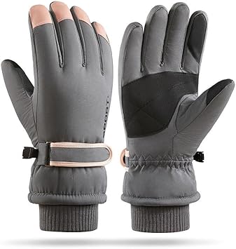 Photo 1 of Ski Gloves Winter Warm Men's and Women's Thick Gloves for Cycling Size M