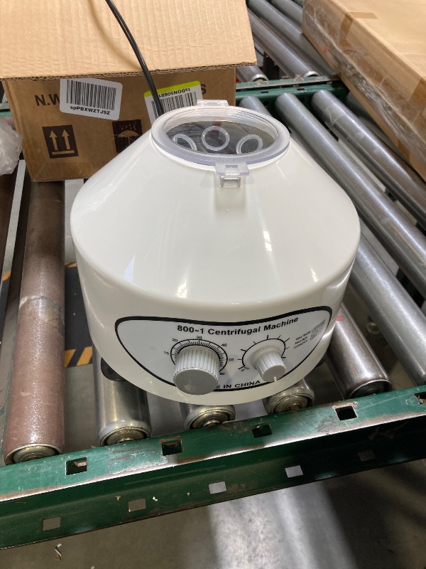 Photo 1 of Centrifuge Machine, Lab Benchtop Centrifuges, Desktop Electric Lab Laboratory Centrifuge Machine Lab Medical Practice w/Timer and Speed Control - Low Speed,4000 RPM, Capacity 20 ML x 6-110v