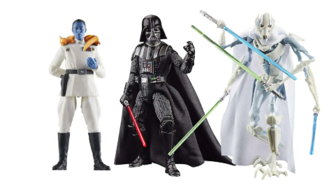 Photo 1 of Star Wars Black Series Grand Admiral Thrawn, General Grievous & Darth Vader Exclusive Action Figure 3-Pack [Masters of Evil]
