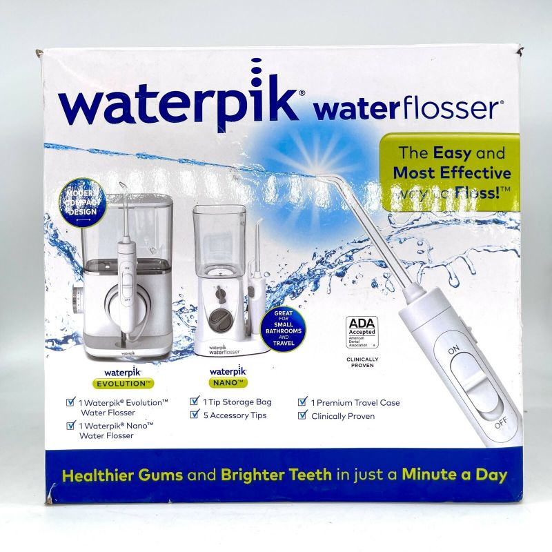 Photo 1 of Waterpik Evolution and Nano Water Flosser Combo Pack
