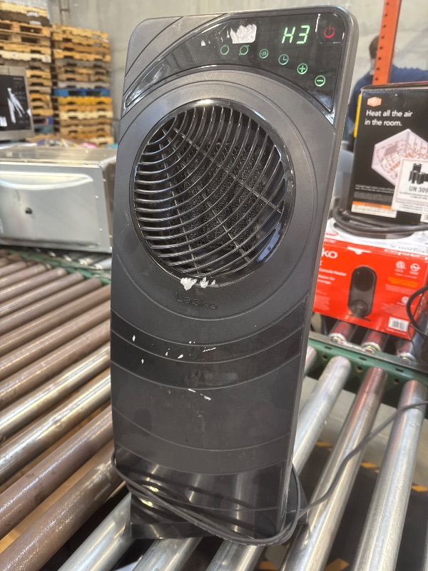 Photo 2 of Lasko Elite Collection Revolution Ceramic Space Heater with Remote, CC23630, Black
