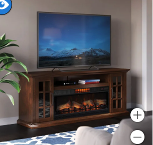 Photo 1 of Tresanti Mayson TV Console with ClassicFlame CoolGlow 2-in-1 Electric Fireplace and Fan
