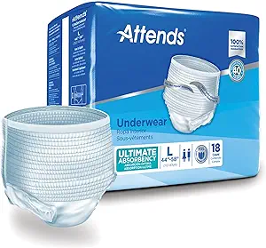 Photo 1 of Attends Underwear Extra Heavy Absorbency - Large - 18 Count
