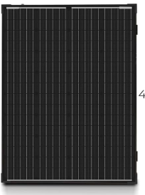 Photo 1 of Renogy 200 Watt 12 Volt Portable Solar Panel with Waterproof 20A Charger Controller, Foldable 100W Solar Panel , Solar Charger for Power Station RV Camping Off Grid