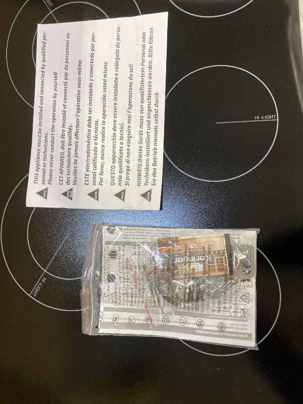 Photo 1 of Karinear 36 Inch Electric Cooktop 5 Burners, Knob Control Built-in Ceramic Cooktop, 36" Radiant Electric Stove Top, Over-Temperature Protection, Hot Surface Indicator, 220-240v, Hard Wire, No Plug