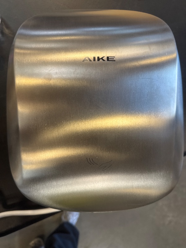 Photo 1 of AIKE Air Tank Heavy Duty Hand Dryer HEPA Filter UL Approved 120V 1400W Brushed Stainless Steel Finish Model AK2903