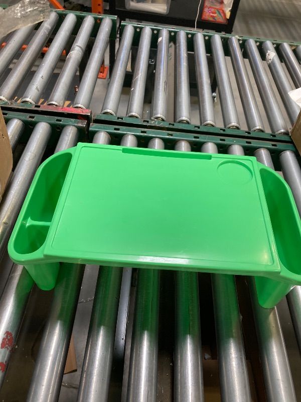Photo 1 of Basicwise QI003253G Kids Lap Desk Tray, Portable Activity Table, Green, 1 Piece