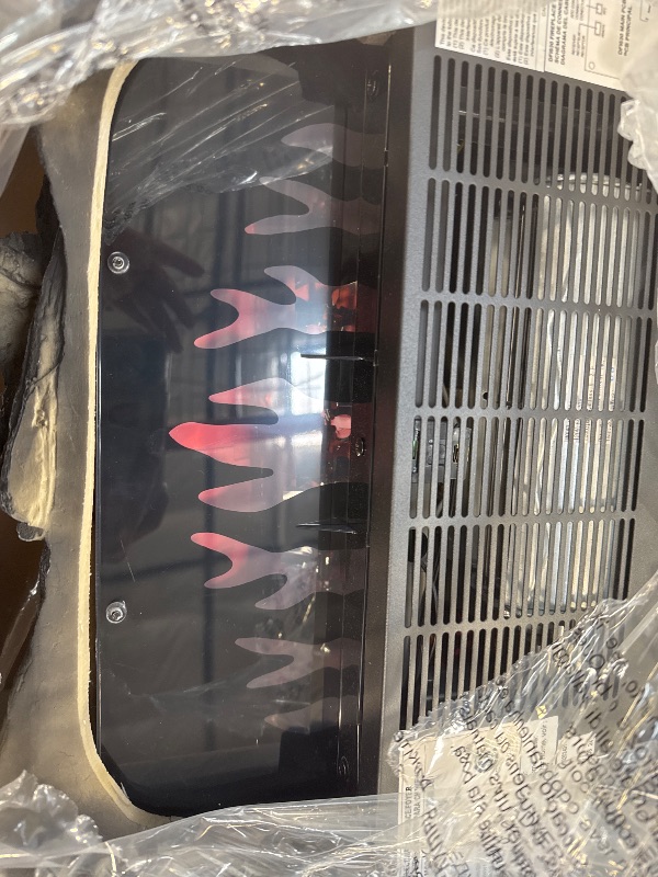 Photo 1 of duraflame Electric Log Set 1,000 Sq Ft Heater, Faux Logs Insert with Infrared Flames for Existing Fireplaces, Remote Control Included